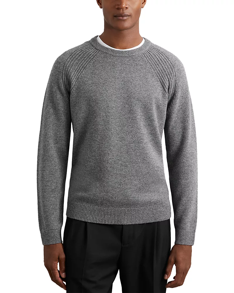 Reiss Foulton Wool & Cashmere Raglan Sweater