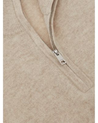 Royal Cashmere Half Zip Sweater