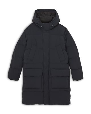 Moon Longline Quilted Down Coat
