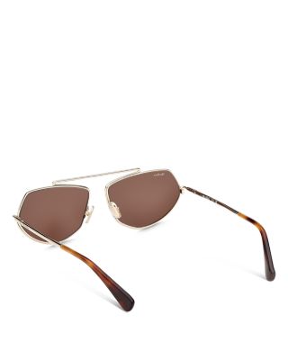 Geometric Sunglasses, 60mm