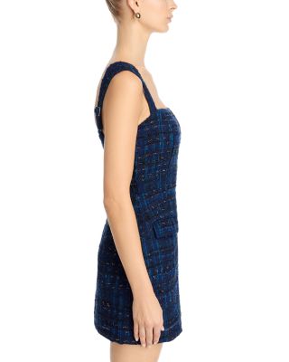 Metallic Tweed Mini Dress - Exclusive