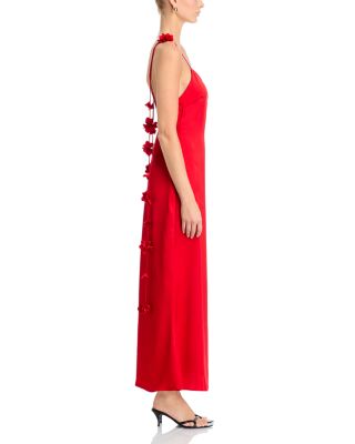 Flower Strap Maxi Dress - Exclusive