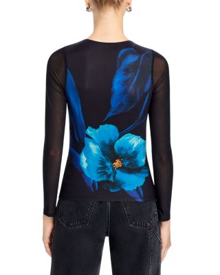 Floral Mesh Top - Exclusive