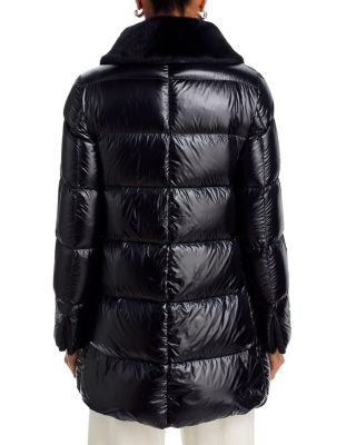 Ultralight Down High Low Mid Length Coat