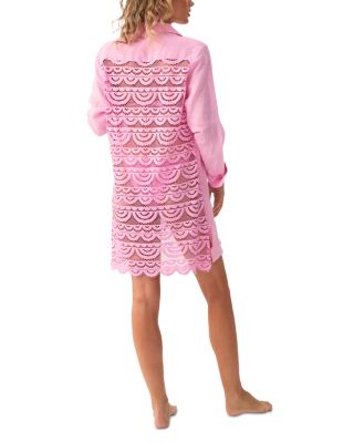 Millie Lace Back Swim Cover-Up Tunic