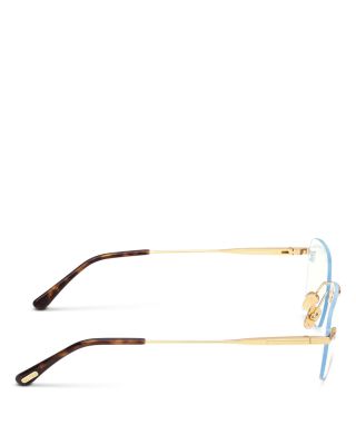 Rectangular Blue Light Glasses, 54mm
