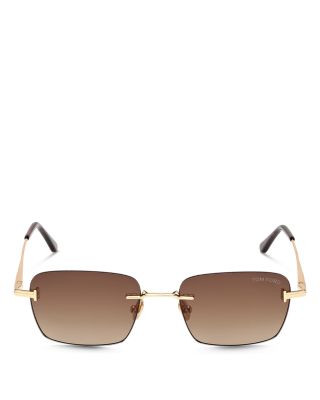 Jake Rectangular Sunglasses, 54mm