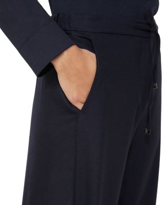 Floria Stretch Wool-Blend Flannel Trousers