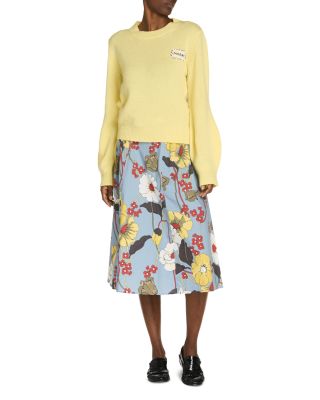 Cashmere Long Sleeve Crewneck Sweater