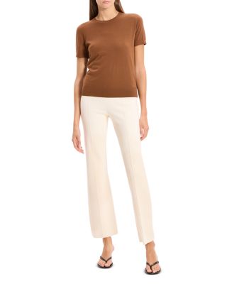 Lightweight Wool Short Sleeve Top