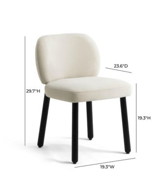 Foxy Textured Performance Fabric Dining Chair