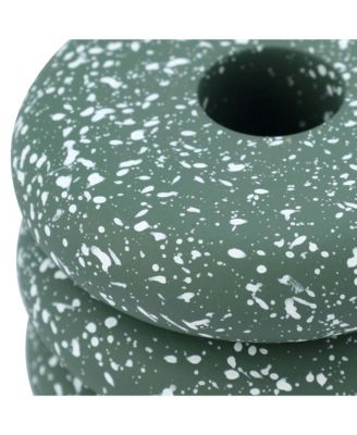 Gabby Speckled Stacked Candleholder