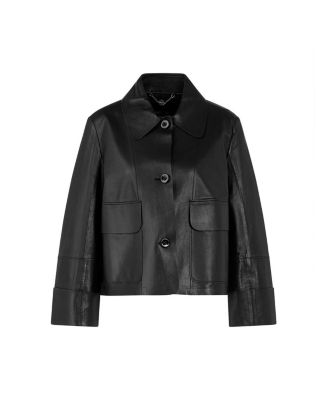 Wide Sleeve Lightweight Leather Jacket