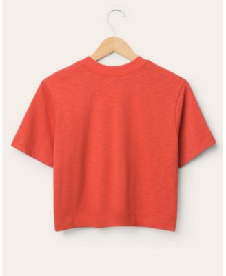 Women's NFL Kansas City Chiefs Thrill Mock Neck Crop Tee