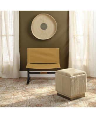 Easton Hide Ottoman