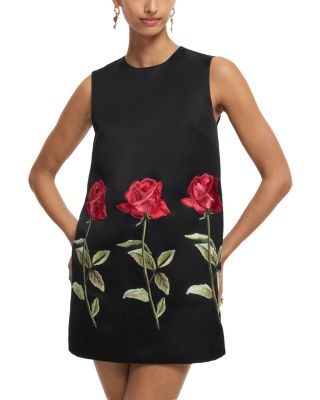 Yvonne Embroidered Mini Dress