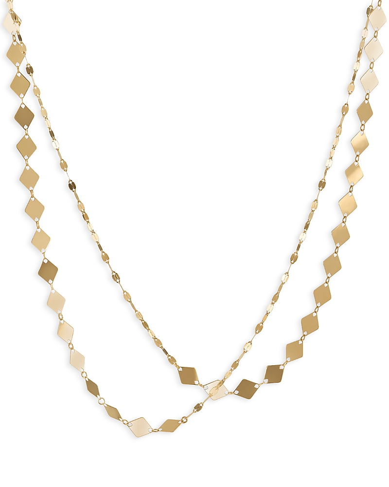 Lana Jewelry Kite And Blake Chain Remix Double Strand Necklace In 14k Yellow Gold In Gold