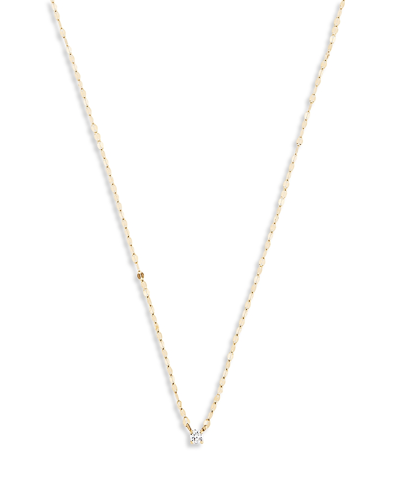 Lana Jewelry Diamond Solitaire Pendant Necklace