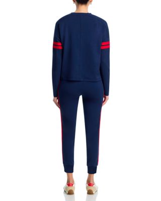 Stripe Sleeve Sweatshirt - Exclusive