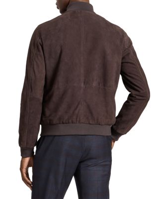 Weir Suede Bomber Jacket