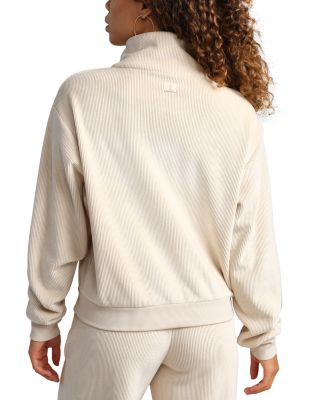 Plush Half Zip Sweatshirt