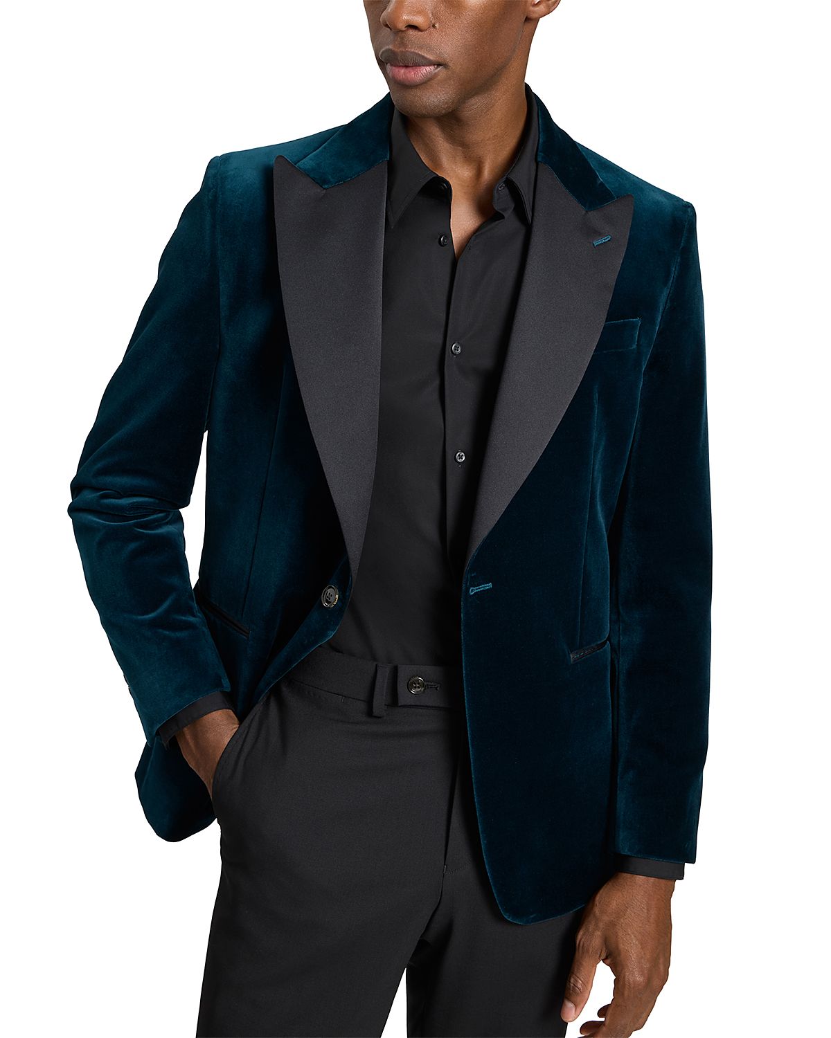 Ted Baker Webster Modern Velvet Jacket