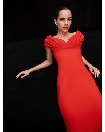 formal holiday party dresses POLY USA 8876 Long Sleeve Sequin Off Shoulder Dress For this sophisticated long maxi prom dress will be your lovely partner Zapakasa Women Black Velvet Long