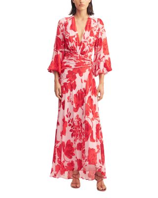 Aleyna Ruched Maxi Dress