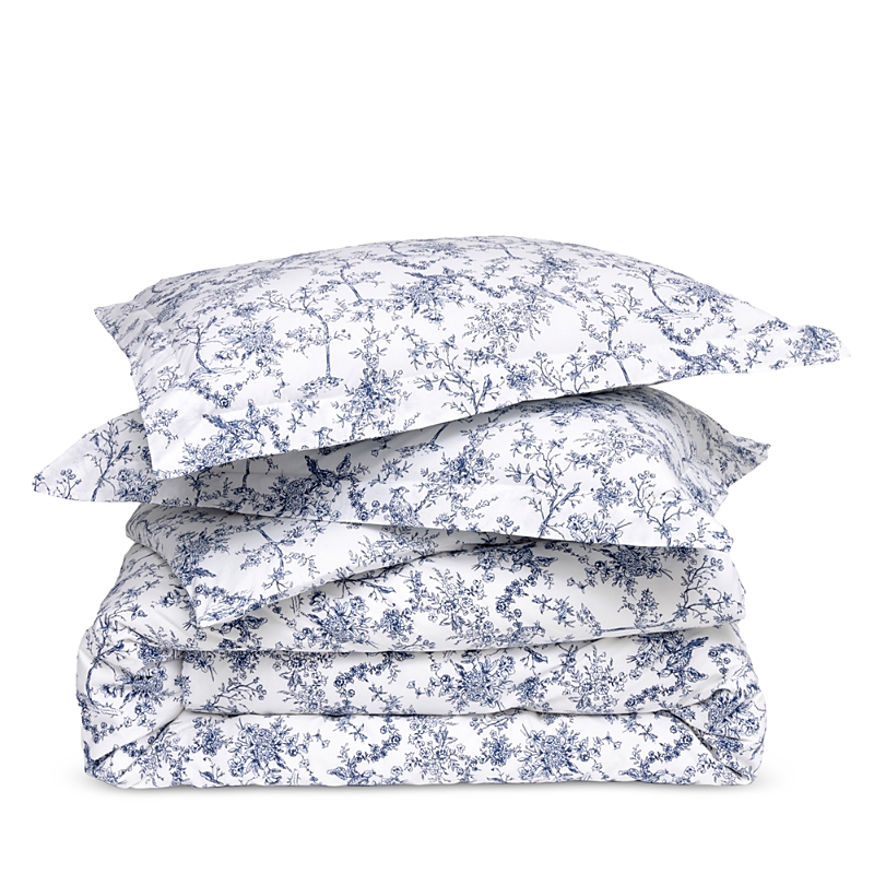 Petite Plume Timeless Toile Percale Duvet Set, Full/queen In Multi