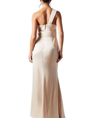 Satin Bridesmaid Maxi Dress