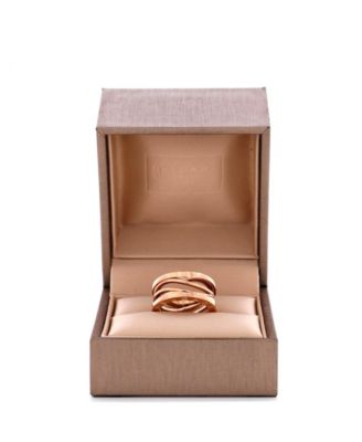  B.Zero1 Design Legend Zaha Hadid Three Band Ring 18K Rose Gold