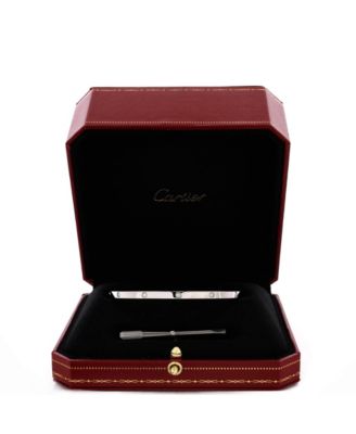  Small Love 10 Diamond Bracelet 18K White Gold with Diamonds