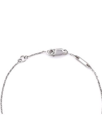  Sweet Alhambra Butterfly Bracelet 18K White Gold and Turquoise