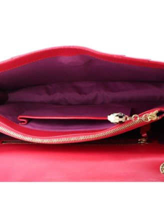 Large Serpenti Forever Square Shoulder Bag Leather