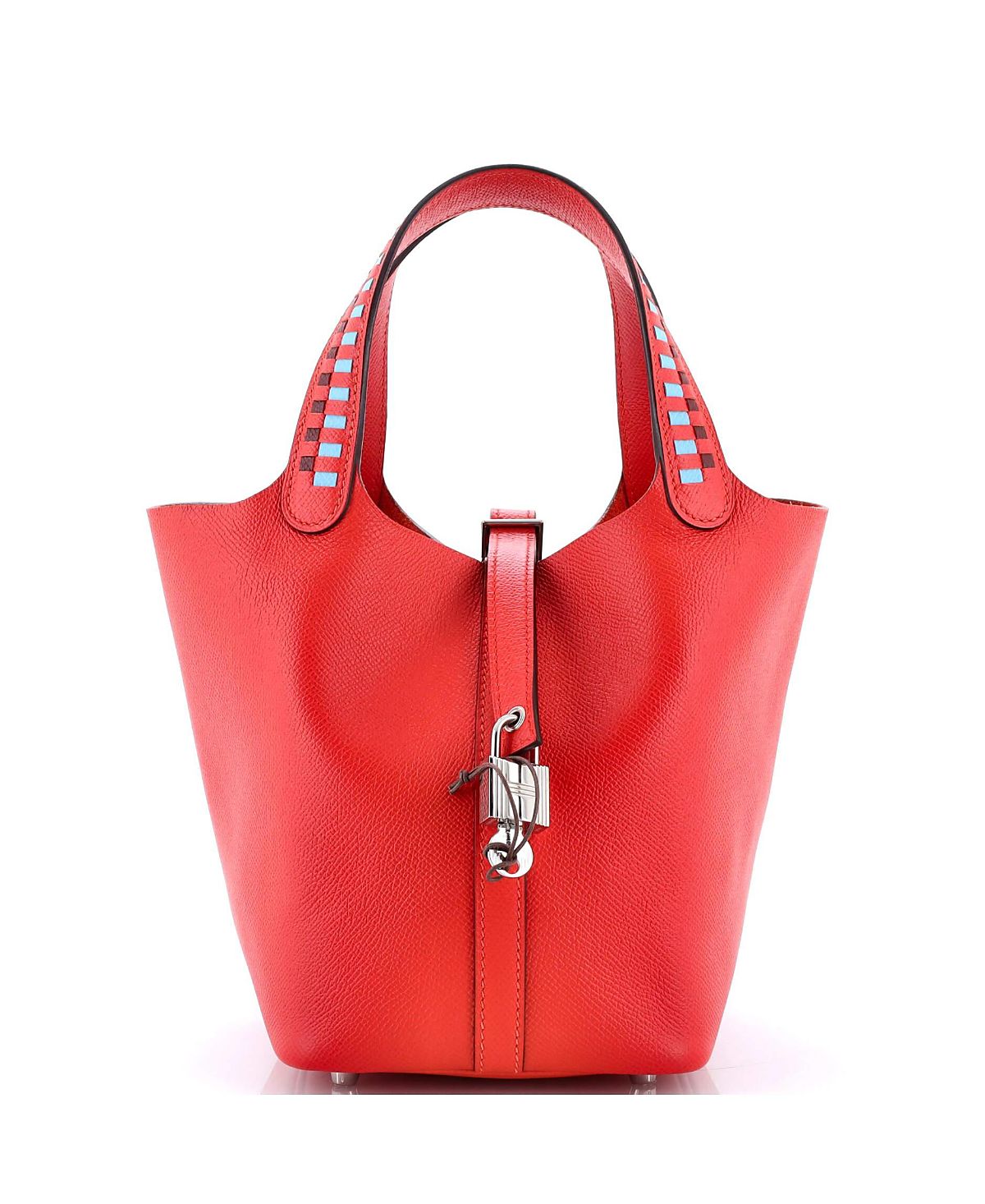 Pre-Owned Hermes Pm Picotin Lock Bag Tressage Epsom
