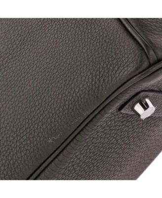 Birkin 25 Handbag Green Togo with Palladium Hardware