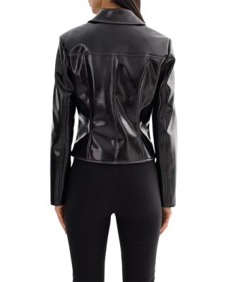 Ladies Faux Leather Jacket