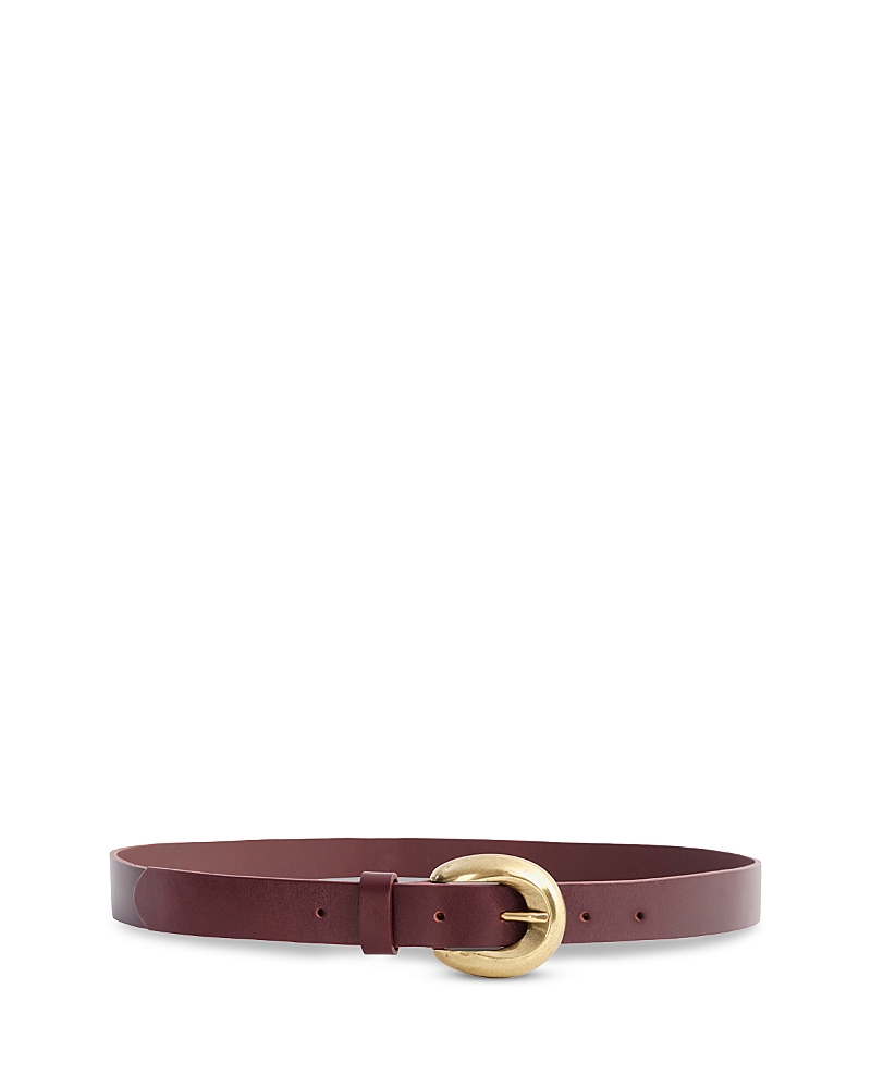 Lamarque Women's Valencia Leather Belt In Brown