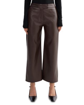 Ladies Faux Leather Pants