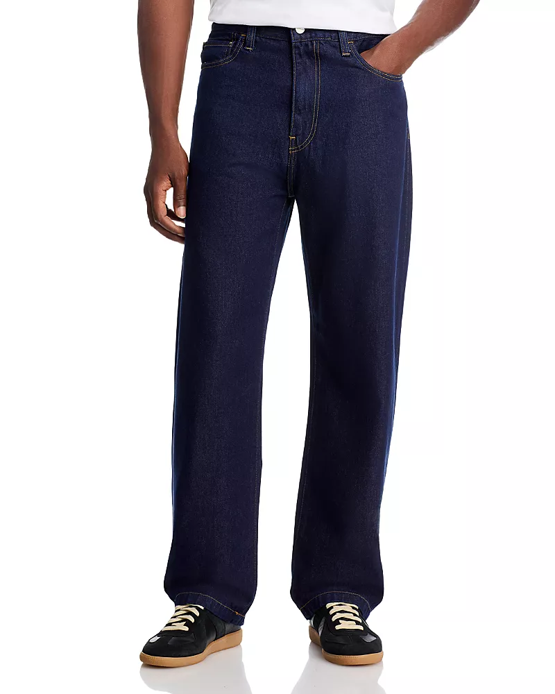 Carhartt Wip Landon Straight Fit Jeans in Rinse Blue