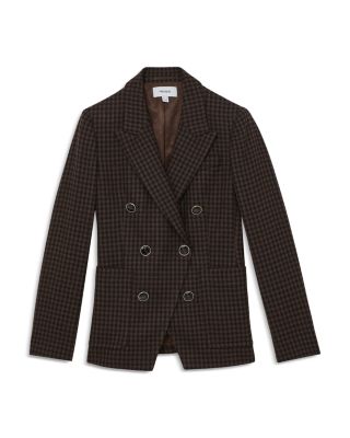 Ayla Double Breasted Check Jacket