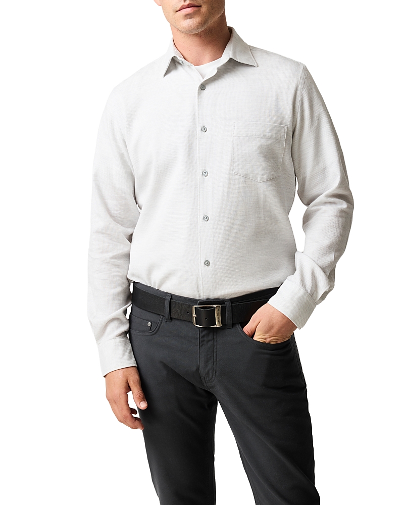 Rodd & Gunn Airtex Long Sleeve Sports Fit Shirt