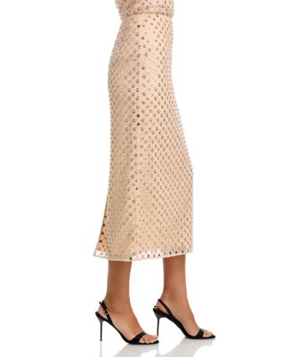 Rosemary Sequin Embroidered Netting Skirt