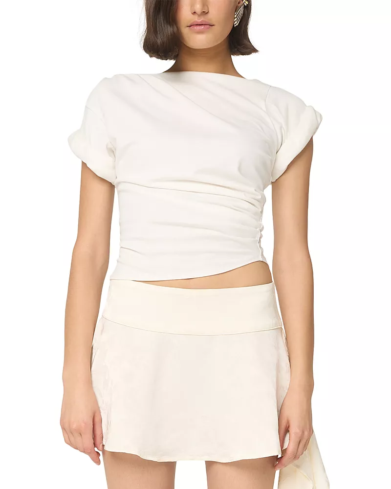 The Line by K Francie Ruched Tee