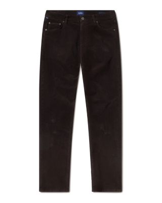 Gage Classic Straight Fit Corduroy Pants in Dark Espresso
