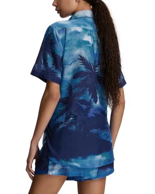 Short Sleeve T-Shirt & Shorts Swim Cover-Up Set