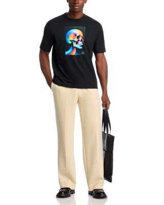 Casual Fit Short Sleeved Skull Tee