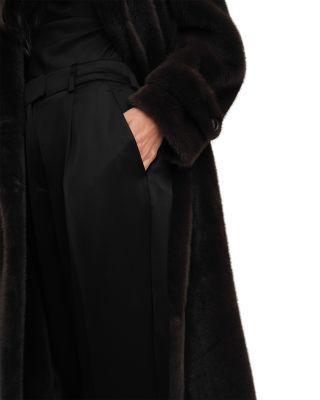 Petite Celia Satin Taper Trousers