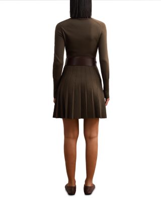 Belted Knitted Mini Dress