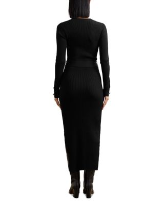 Willow Button Knitted Midi Dress